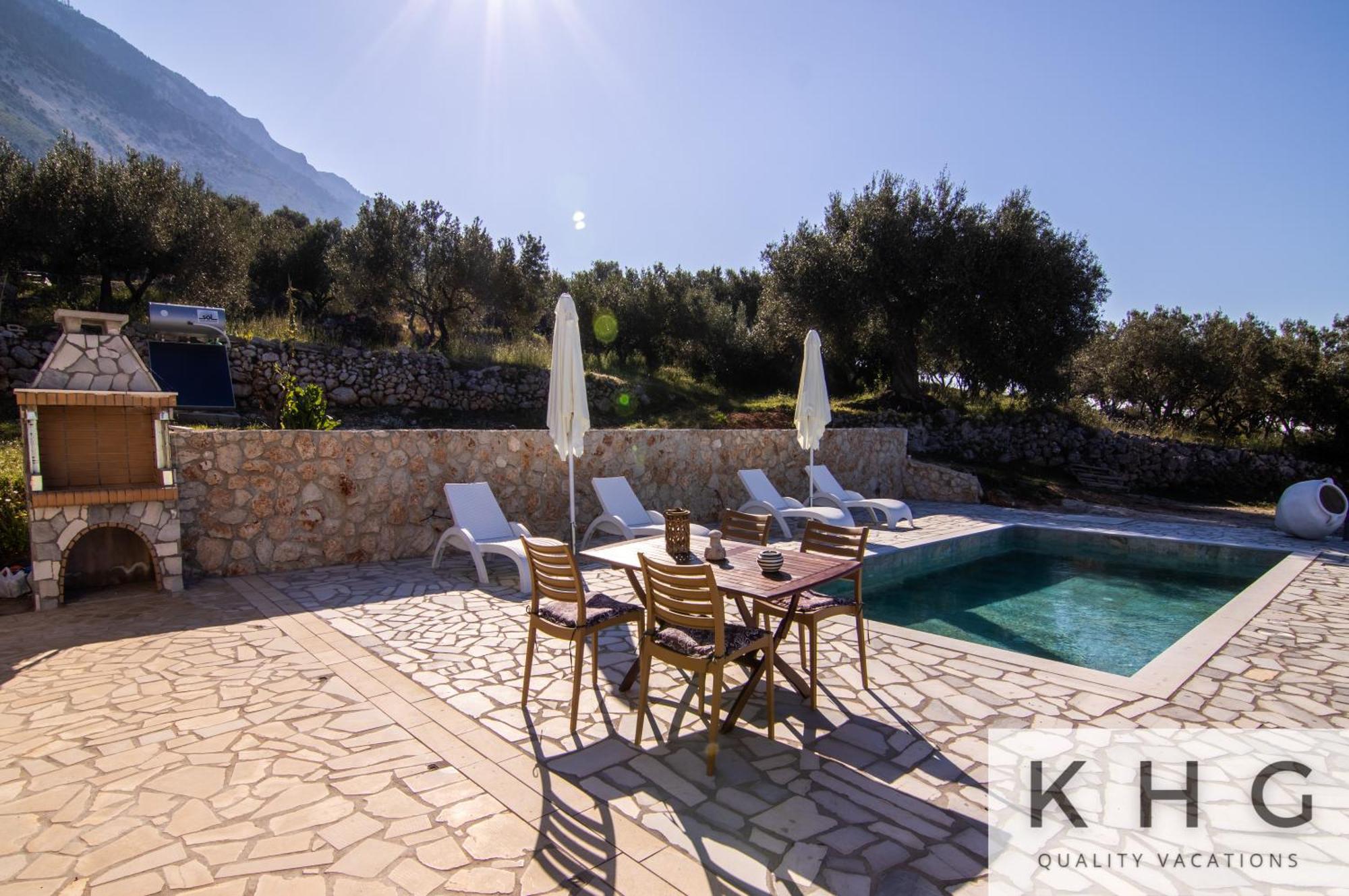 Skoumas Villa Surrounded By Olive Trees! Vlachata Exterior foto